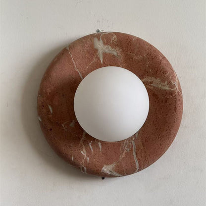 Solene Travertine Wall Sconce