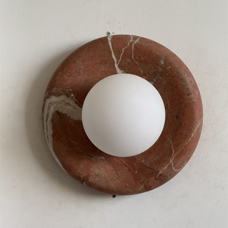 Solene Travertine Wall Sconce