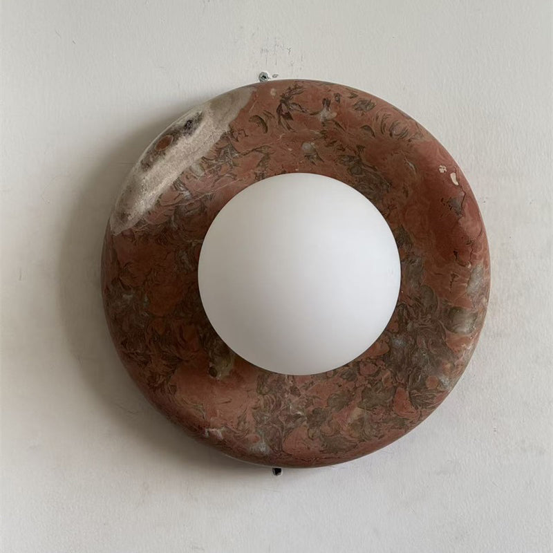 Solene Travertine Wall Sconce