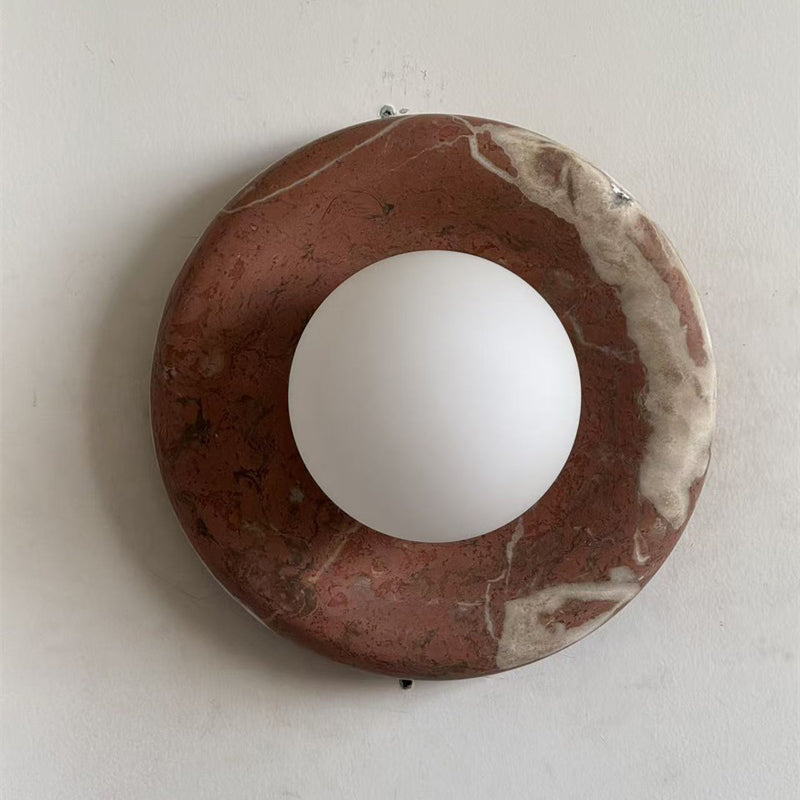 Solene Travertine Wall Sconce
