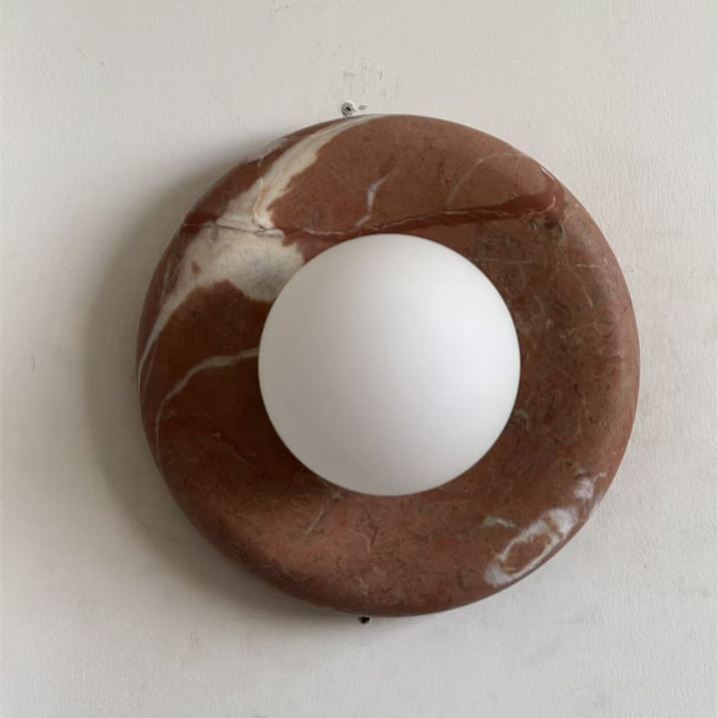 Solene Travertine Wall Sconce
