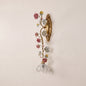 Porcelain Rose Vine Wall Sconce