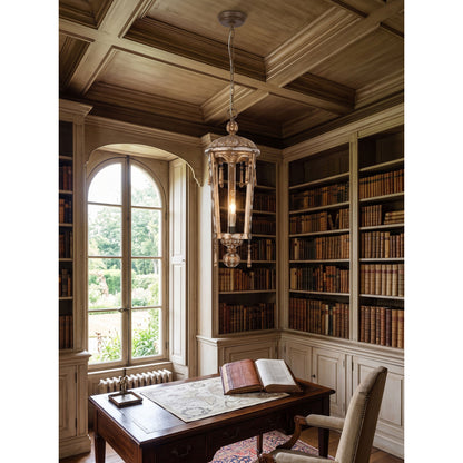 Belan Woodcarving Lantern Pendant Lamp
