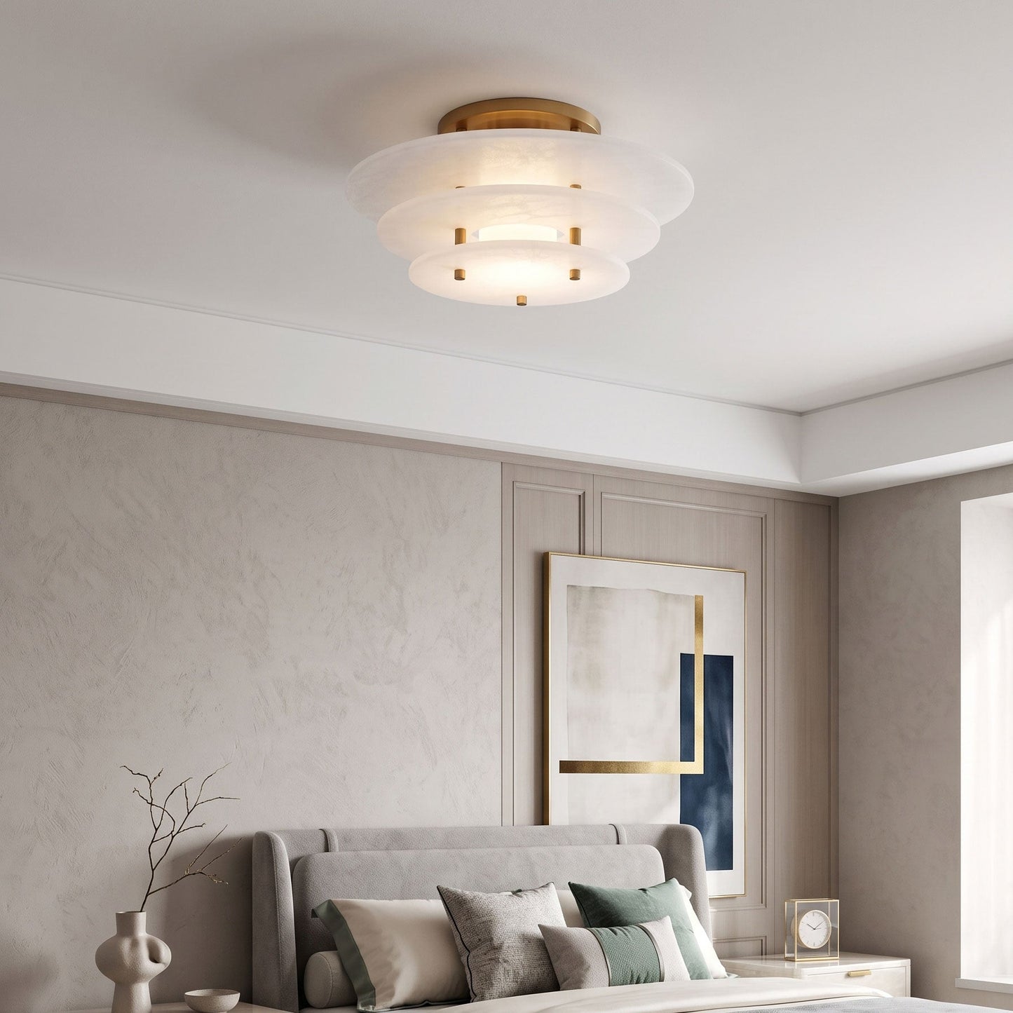 Doryn Alabaster Ceiling Lamp