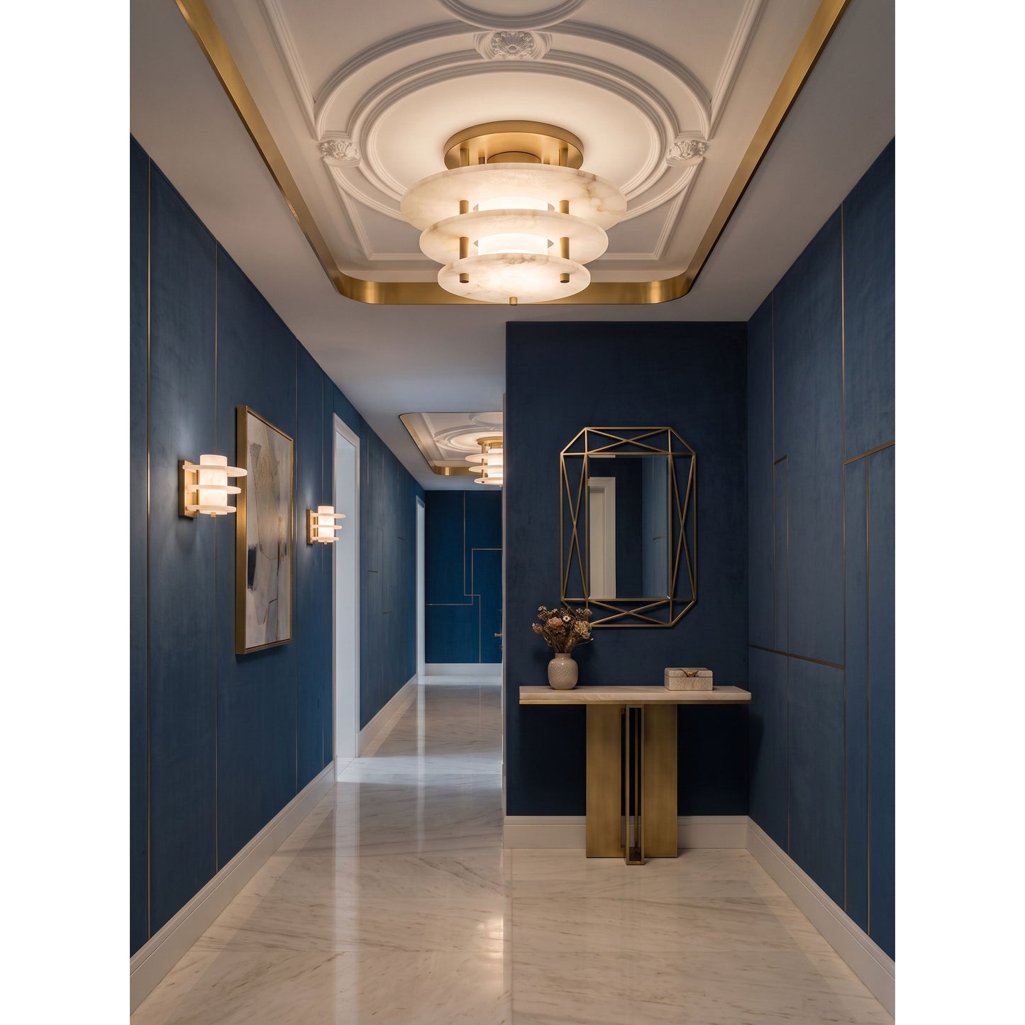 Doryn Alabaster Ceiling Lamp