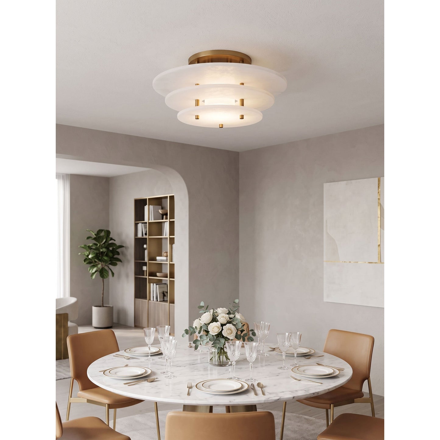 Doryn Alabaster Ceiling Lamp