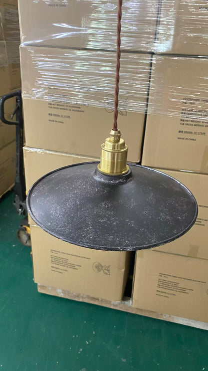 Industrial Flat Pendant Light