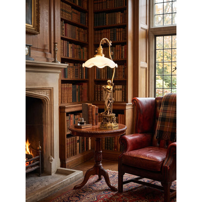 Keson Statue Glass Table Lamp
