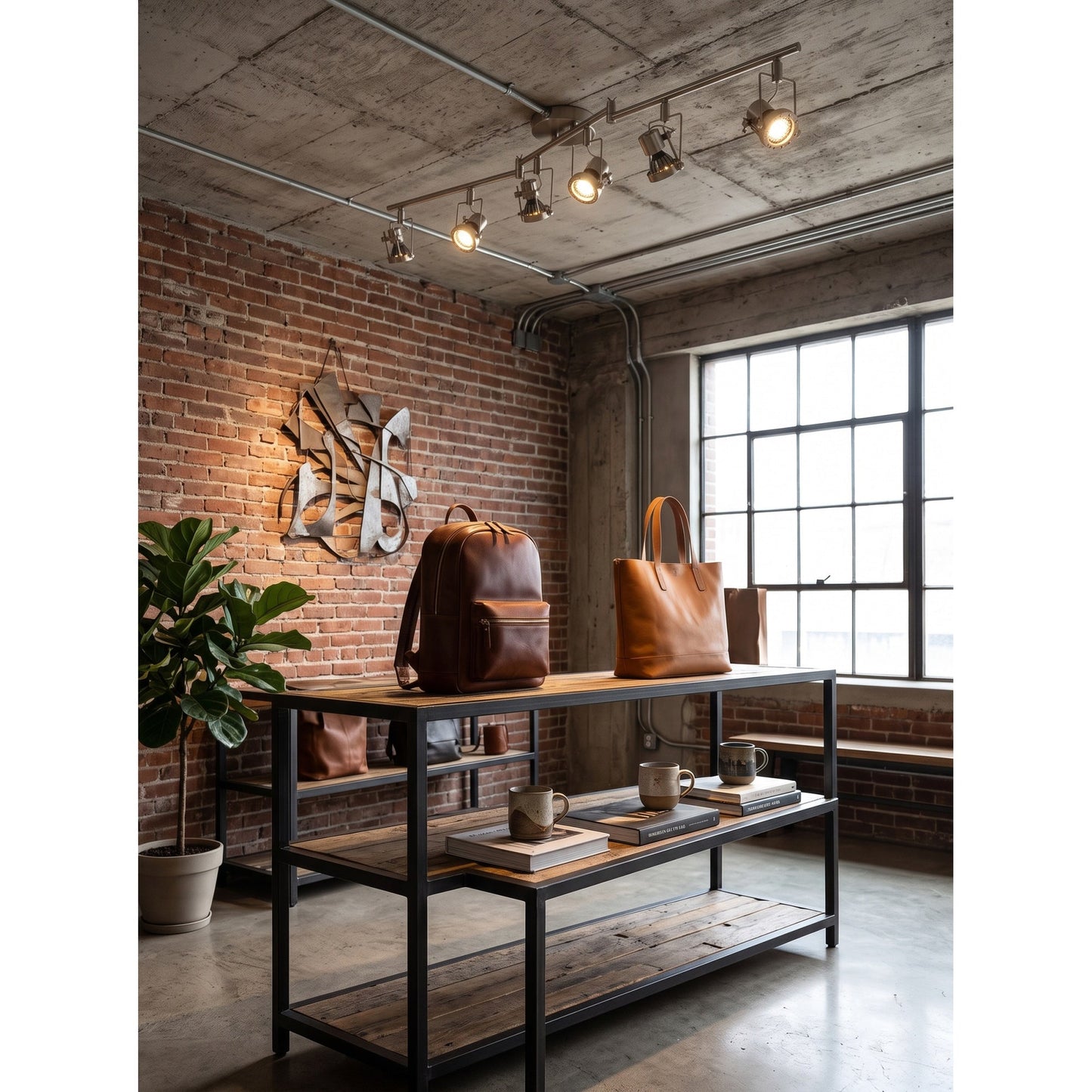 Noron Industrial Track Ceiling Lamp