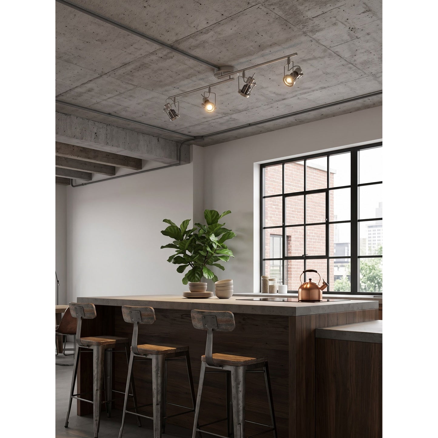 Noron Industrial Track Ceiling Lamp