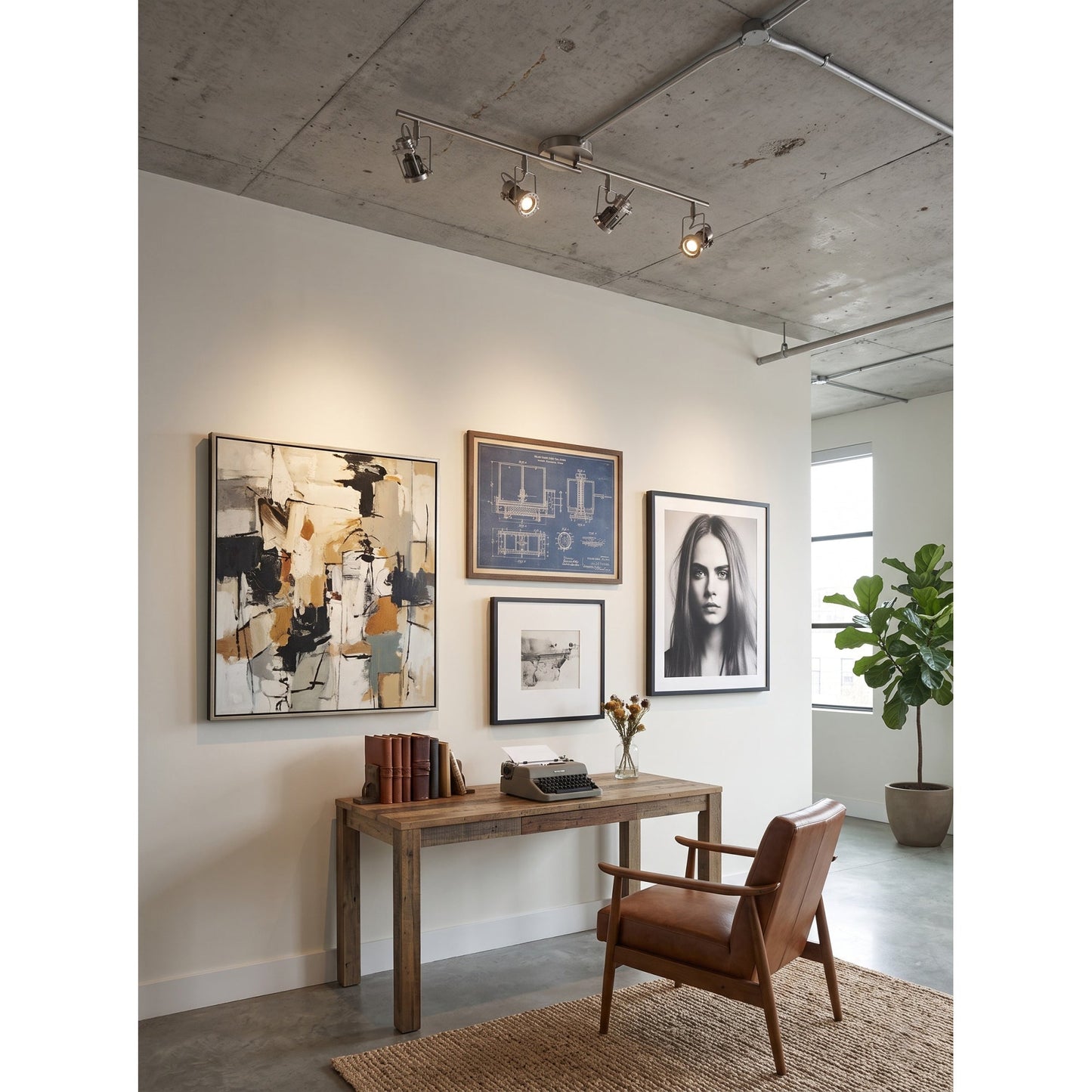 Noron Industrial Track Ceiling Lamp