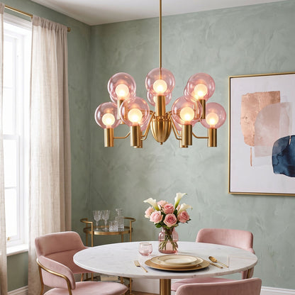 Esmai Glass Chandelier
