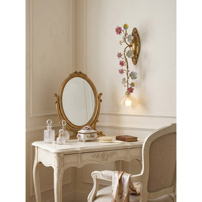 Floral Vine-Shaped Wall Sconce