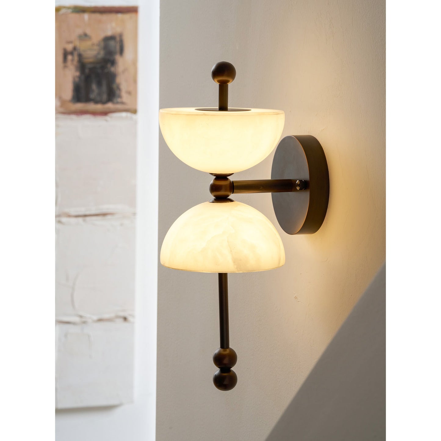Fairholm Alabaster Wall Lamp