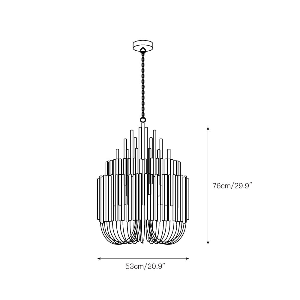 Multi-Stick Chandelier
