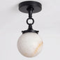 Umbel Alabaster Semi-Flush Mount