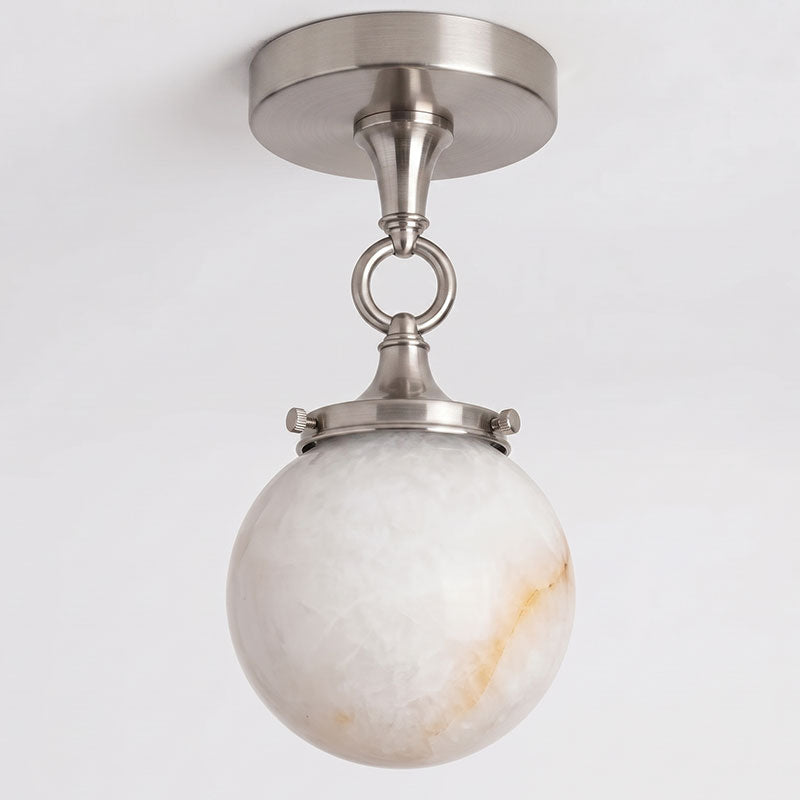 Umbel Alabaster Semi-Flush Mount
