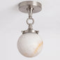 Umbel Alabaster Semi-Flush Mount