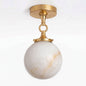 Umbel Alabaster Semi-Flush Mount