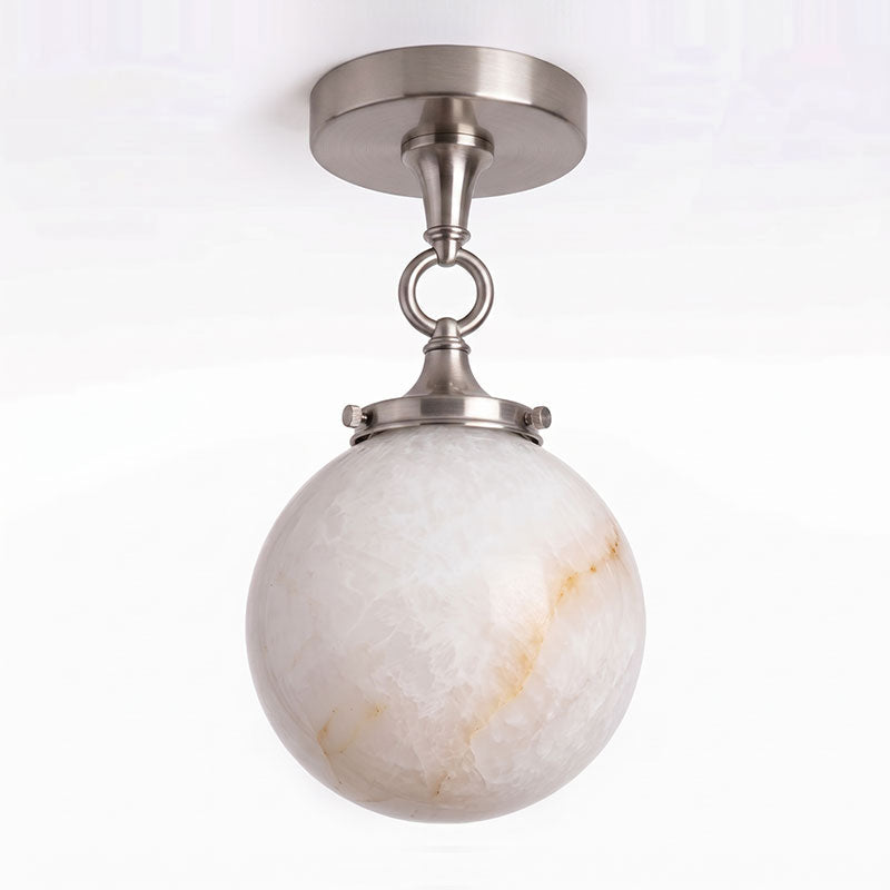 Umbel Alabaster Semi-Flush Mount