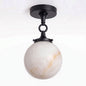 Umbel Alabaster Semi-Flush Mount