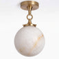 Umbel Alabaster Semi-Flush Mount